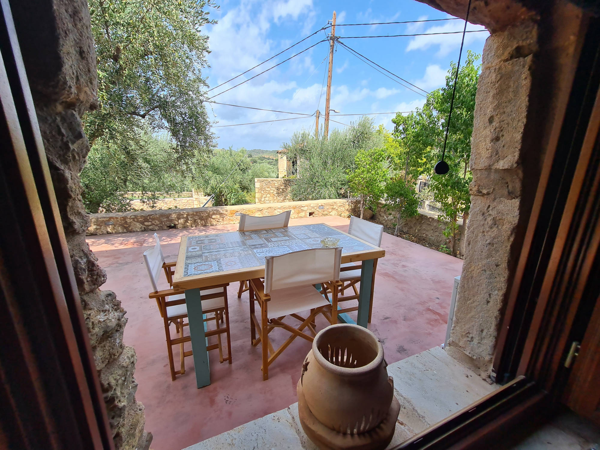 Vacation home PYRGOS 1869 - Outside dining place
